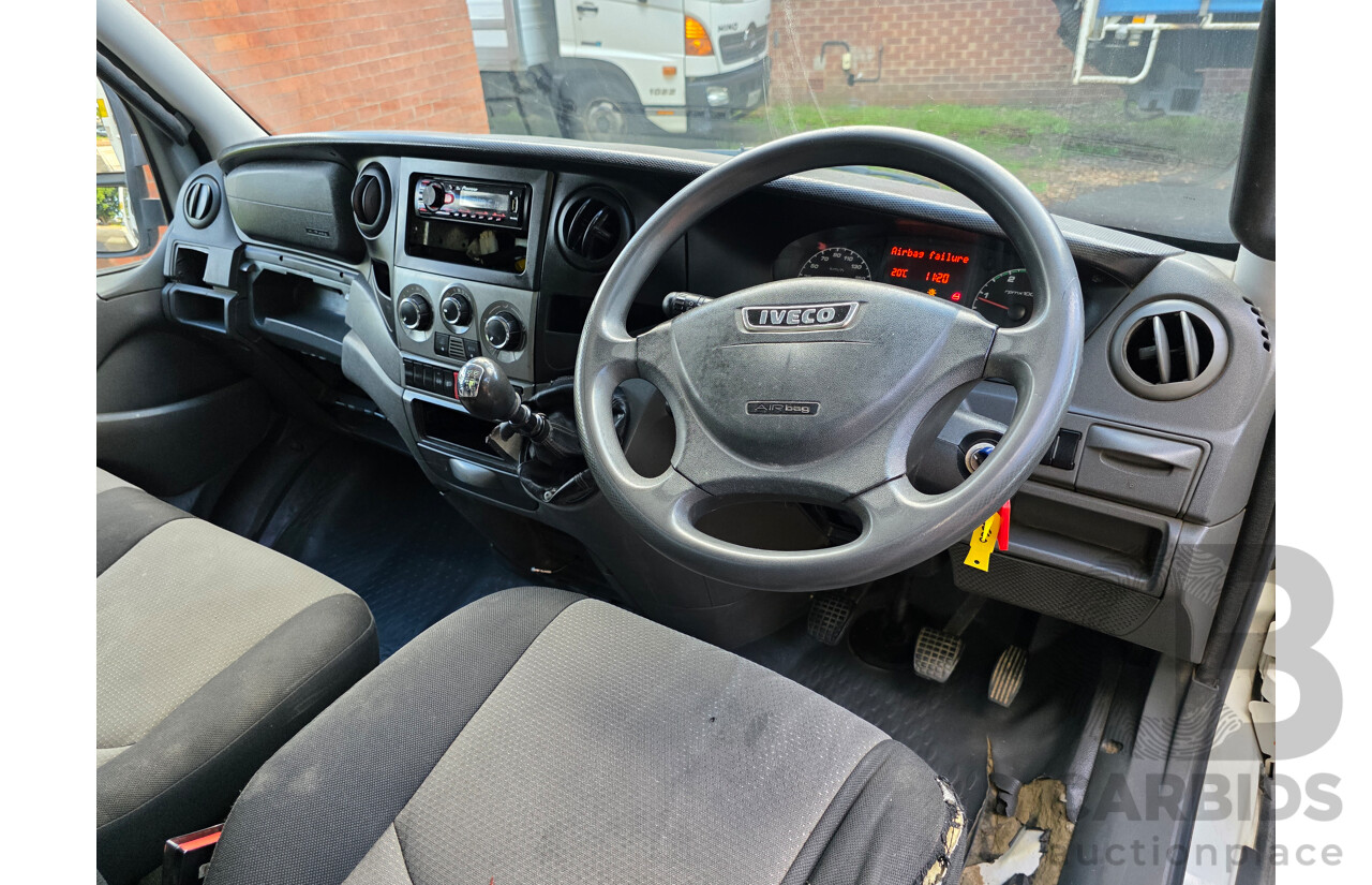 6/2013 Iveco Daily 50C17 Trayback 2d White Turbo Diesel 3.0L