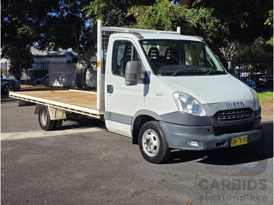 6/2013 Iveco Daily 50C17 Trayback 2d White Turbo Diesel 3.0L