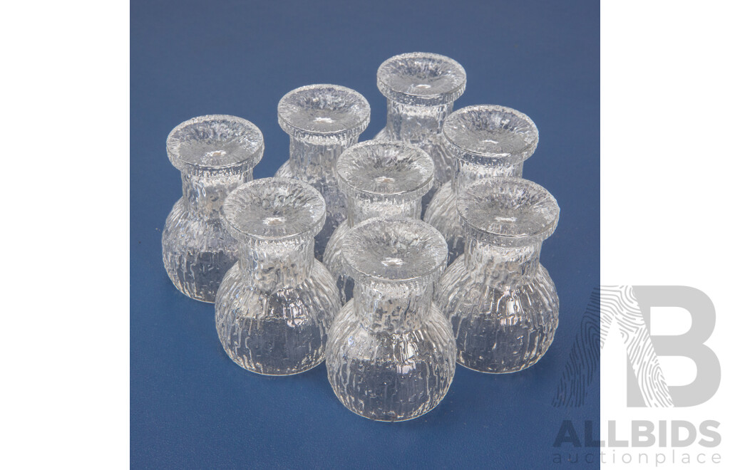 Set of Eight Kekkerit Shot Glasses by Timo Sarpaneva