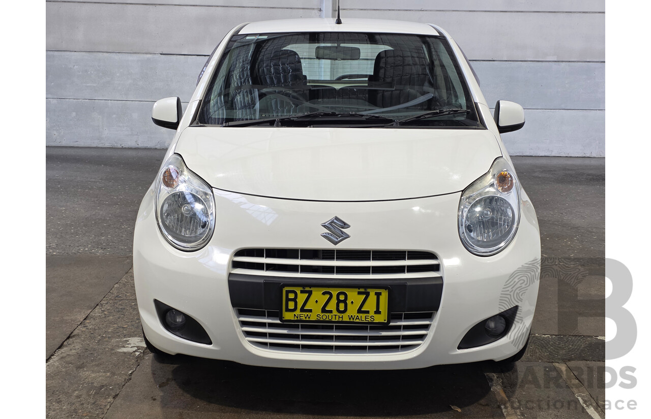 06/2014 Suzuki Alto GL GF MY12 5D Hatchback White 1.0L
