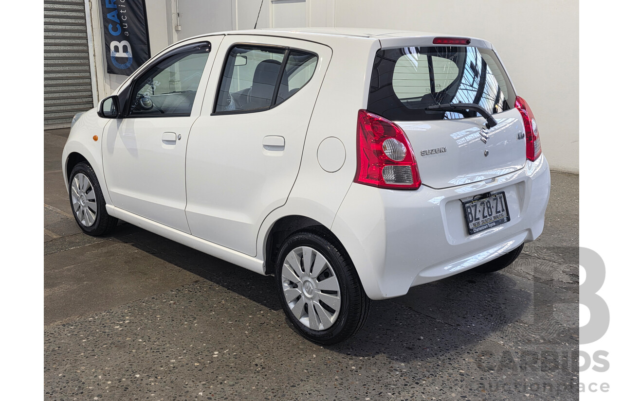 06/2014 Suzuki Alto GL GF MY12 5D Hatchback White 1.0L