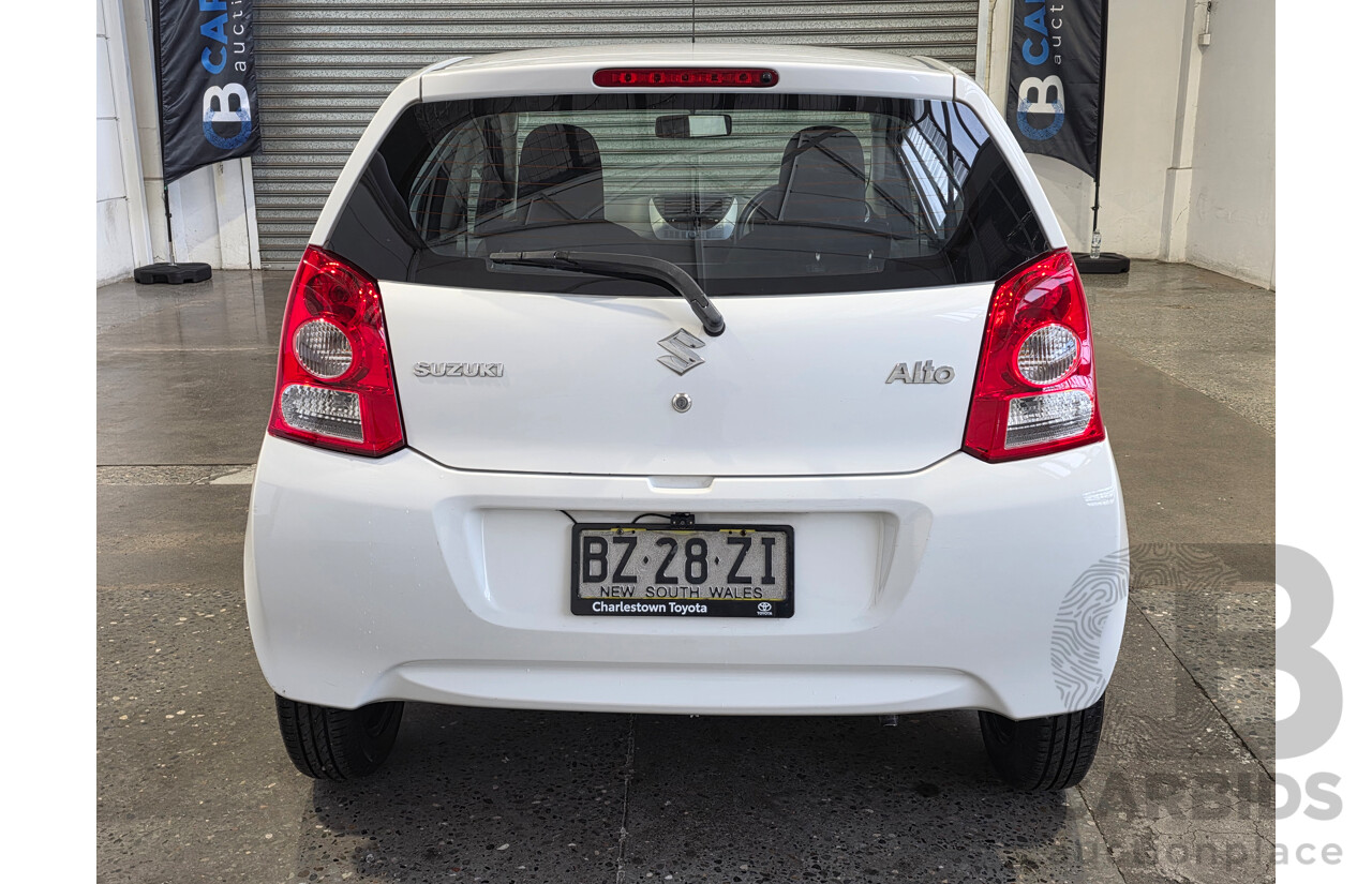 06/2014 Suzuki Alto GL GF MY12 5D Hatchback White 1.0L