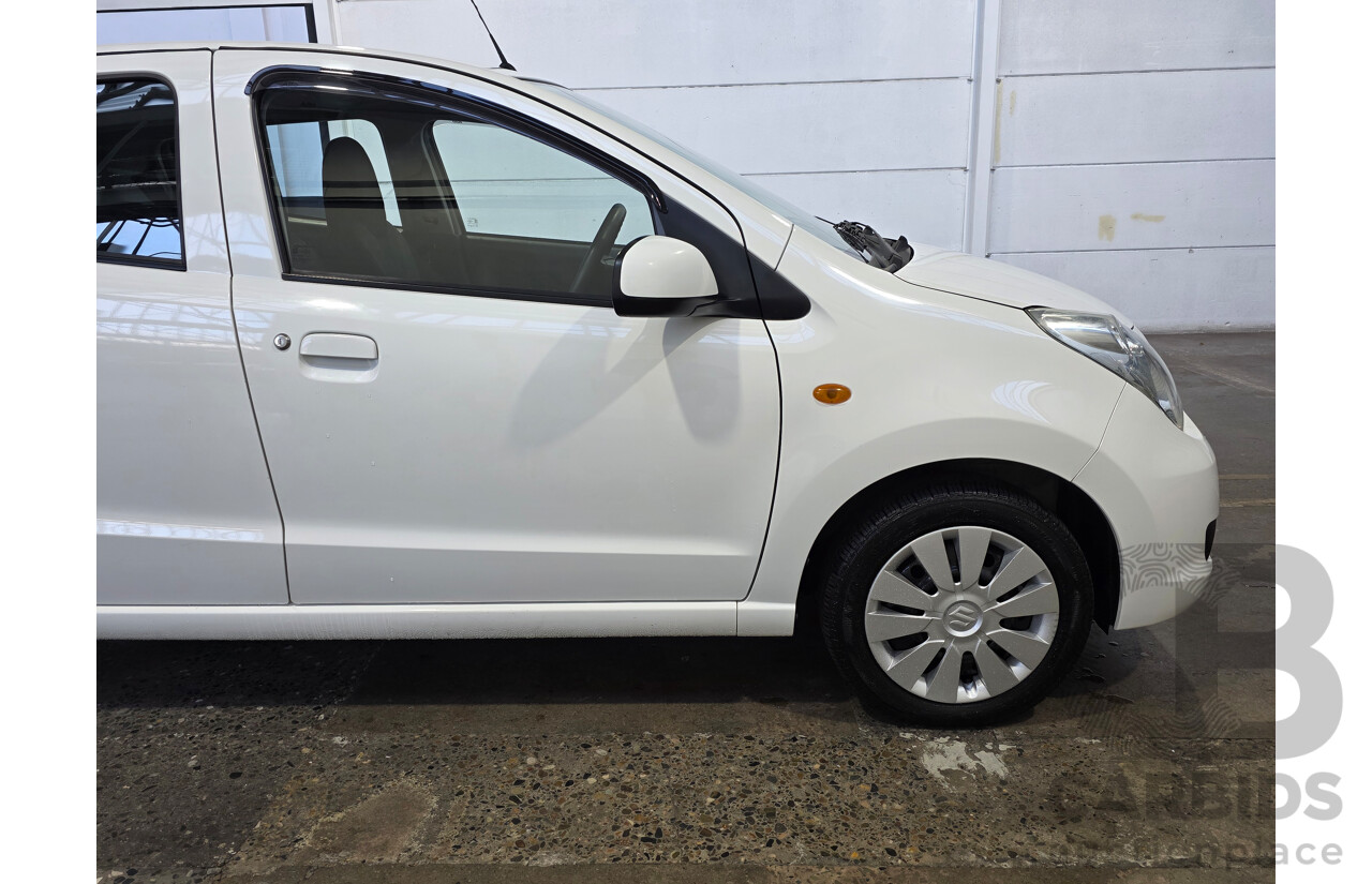 06/2014 Suzuki Alto GL GF MY12 5D Hatchback White 1.0L