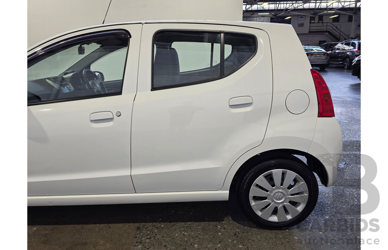 06/2014 Suzuki Alto GL GF MY12 5D Hatchback White 1.0L