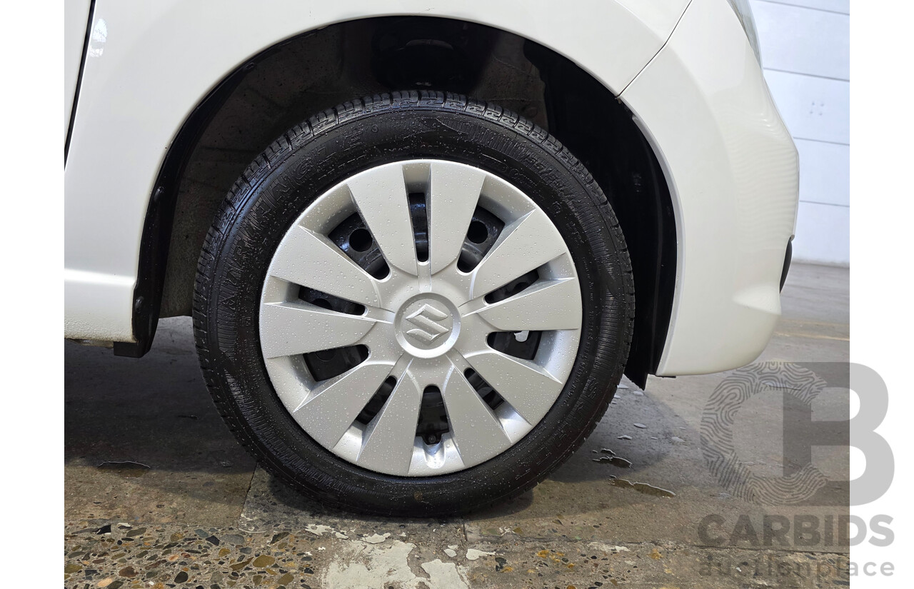 06/2014 Suzuki Alto GL GF MY12 5D Hatchback White 1.0L