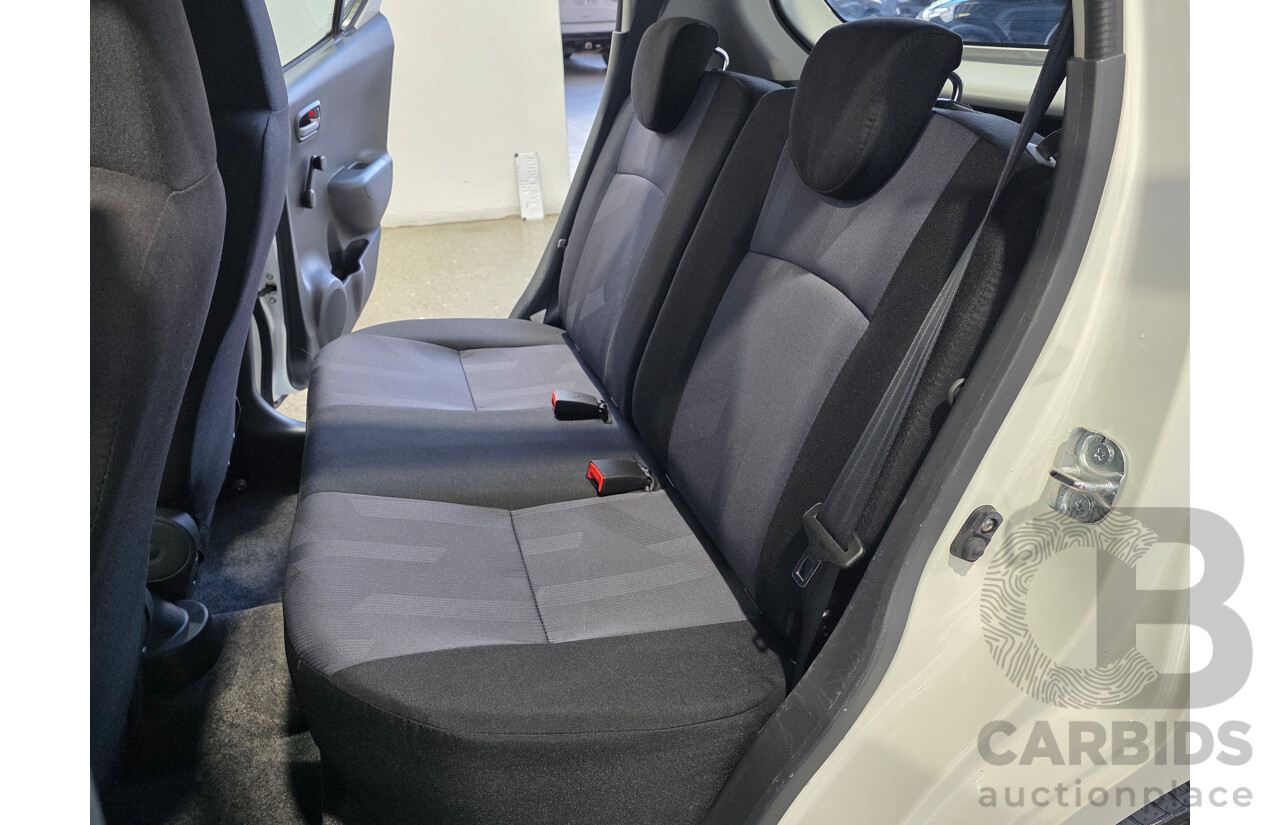 06/2014 Suzuki Alto GL GF MY12 5D Hatchback White 1.0L