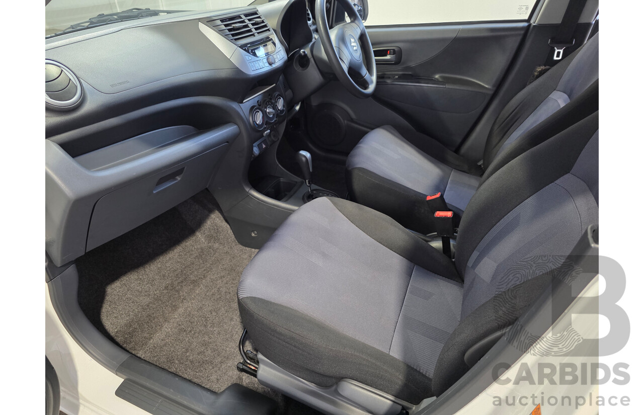 06/2014 Suzuki Alto GL GF MY12 5D Hatchback White 1.0L