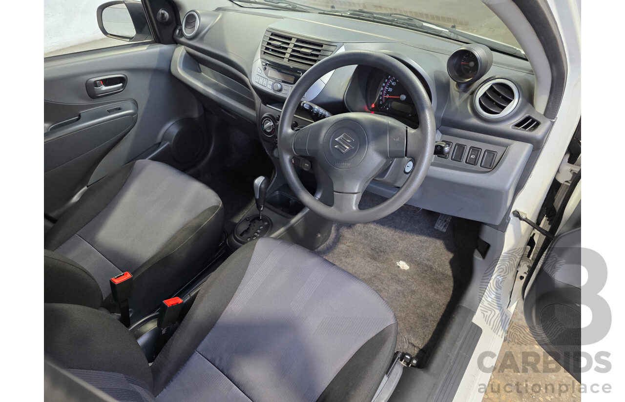 06/2014 Suzuki Alto GL GF MY12 5D Hatchback White 1.0L