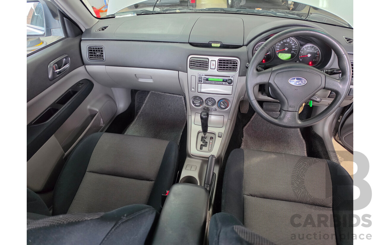 09/2005 Subaru Forester X MY05 4d Wagon Silver 2.5L