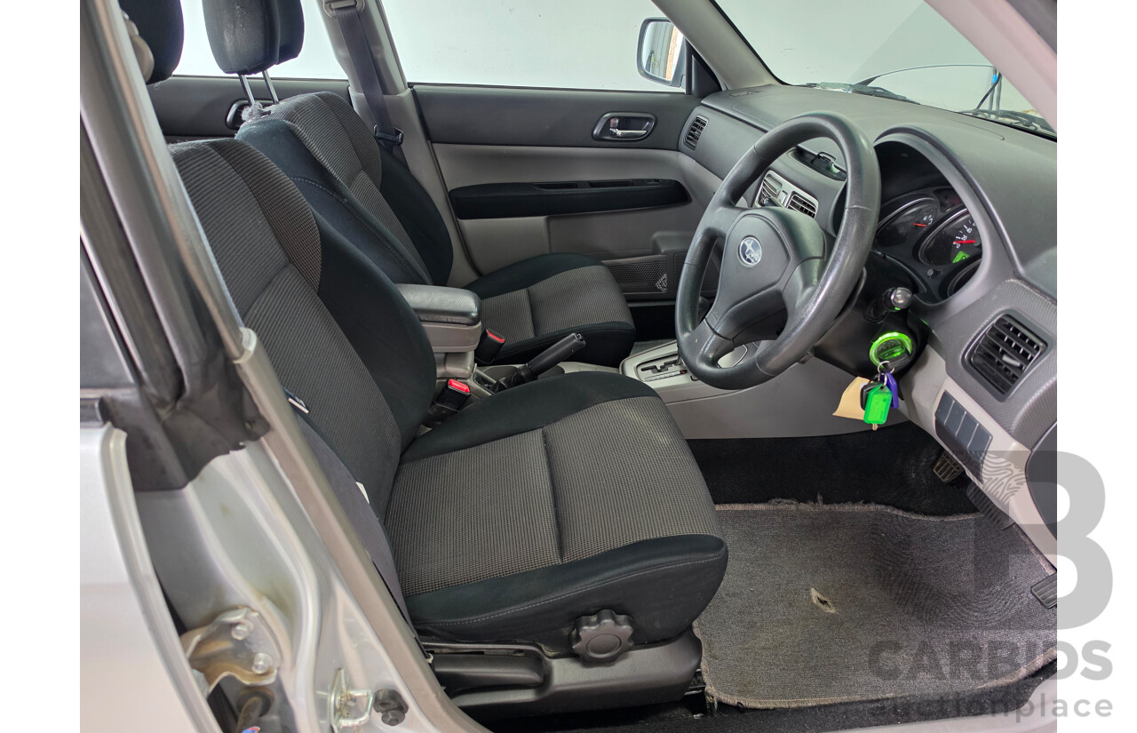 09/2005 Subaru Forester X MY05 4d Wagon Silver 2.5L