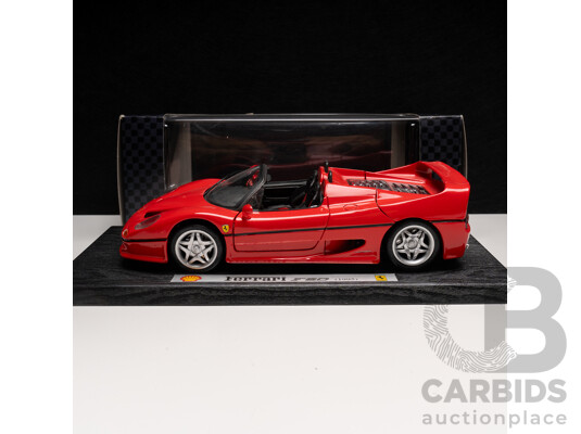Maisto (Shell Series) 1995 Ferrari F50 Rosso Corsa Red 1:18 Scale Model Car