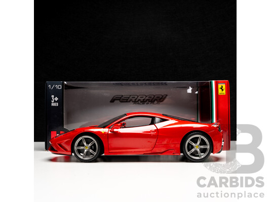 Bburago Ferrari 458 Speciale Red 1:18 Scale Model Car