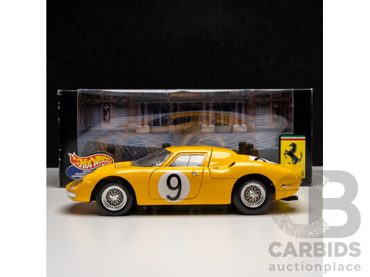Hot Wheels Ferrari 250 LM Yellow 1:18 Scale Model Car