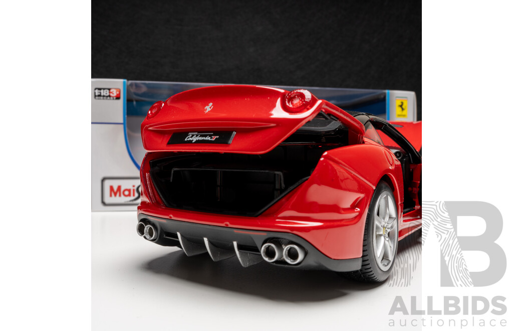 Maisto Special Edition Ferrari California T Rosso Corsa Red 1:18 Scale Model Car
