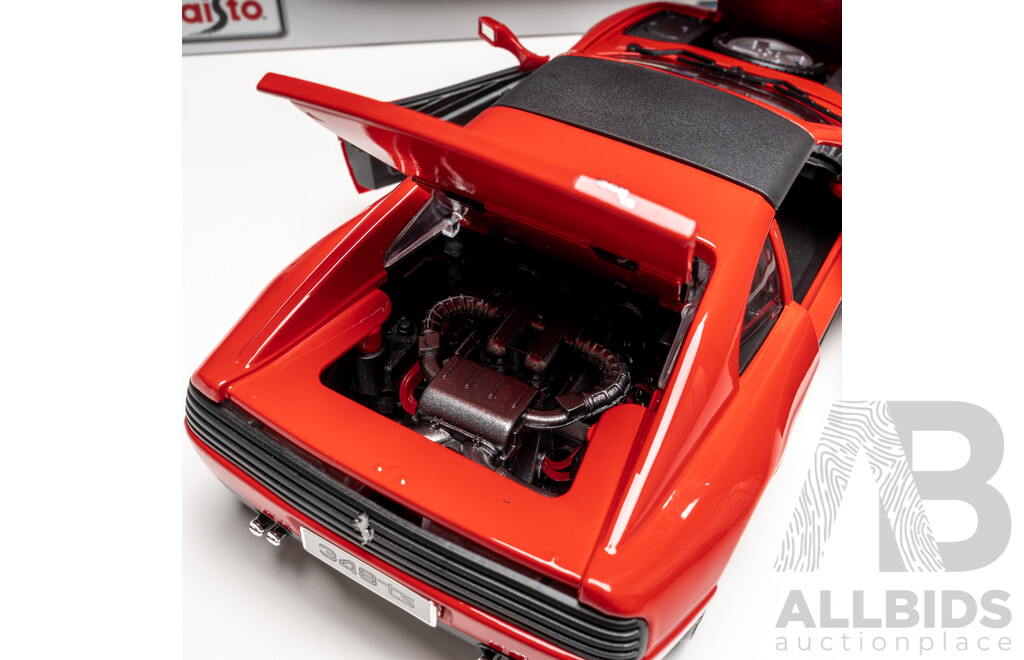 Maisto Special Edition Ferrari 348ts Rosso Corsa Red 1:18 Scale Model Car