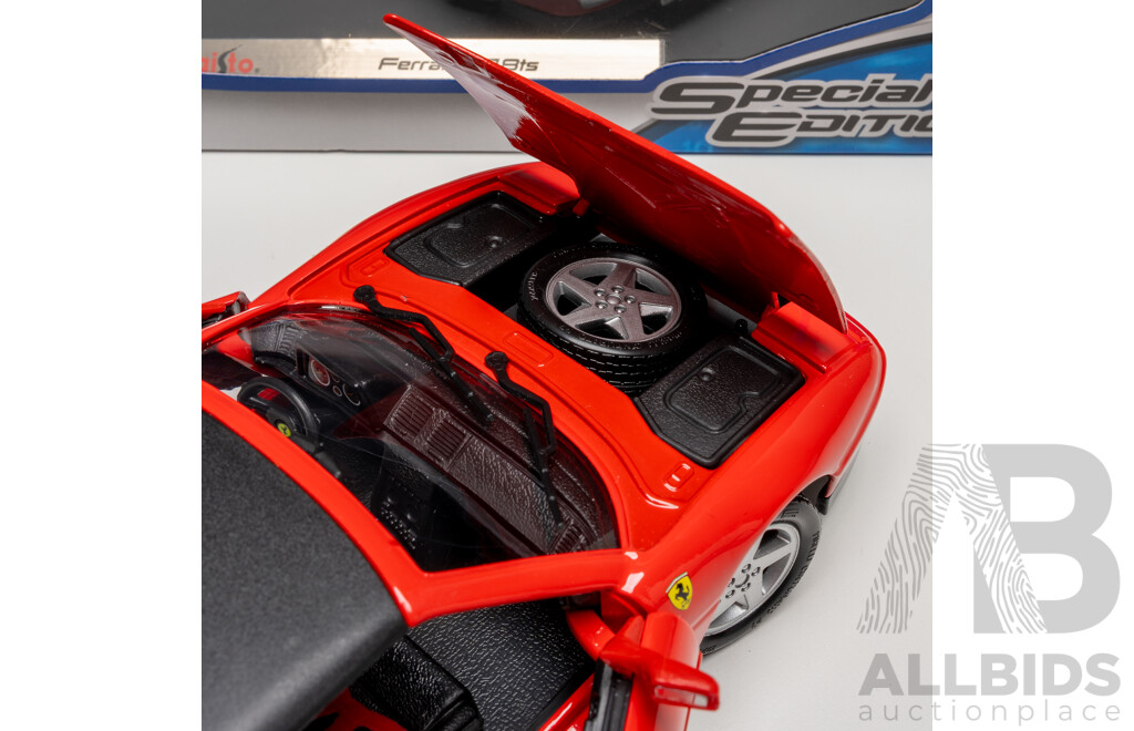 Maisto Special Edition Ferrari 348ts Rosso Corsa Red 1:18 Scale Model Car