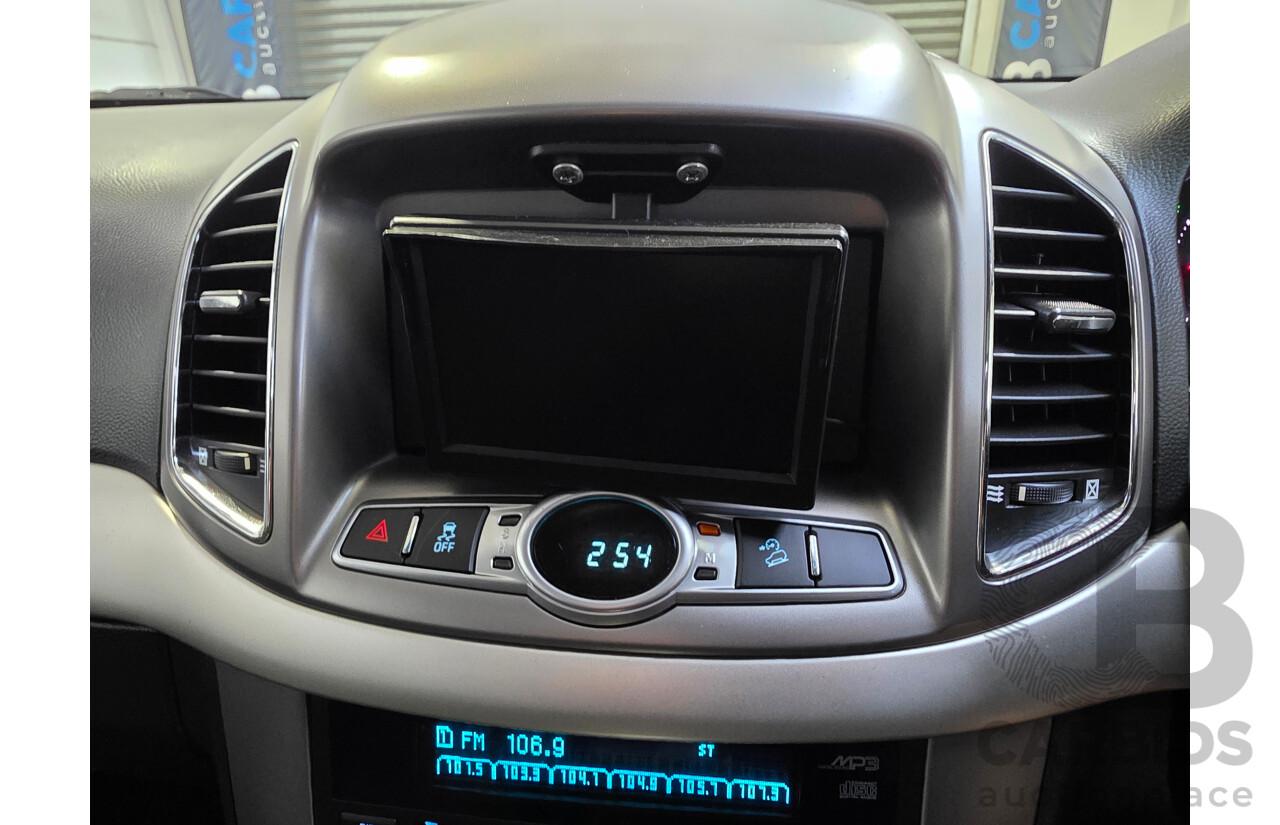 09/2014 Holden Captiva 7 LS CG MY14 4D Wagon Cyber Grey Turbo Diesel 2.2L - 7 Seater
