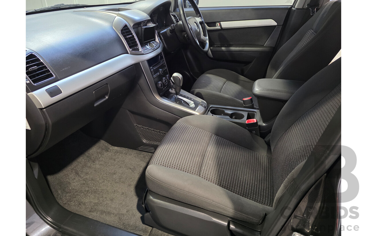 09/2014 Holden Captiva 7 LS CG MY14 4D Wagon Cyber Grey Turbo Diesel 2.2L - 7 Seater