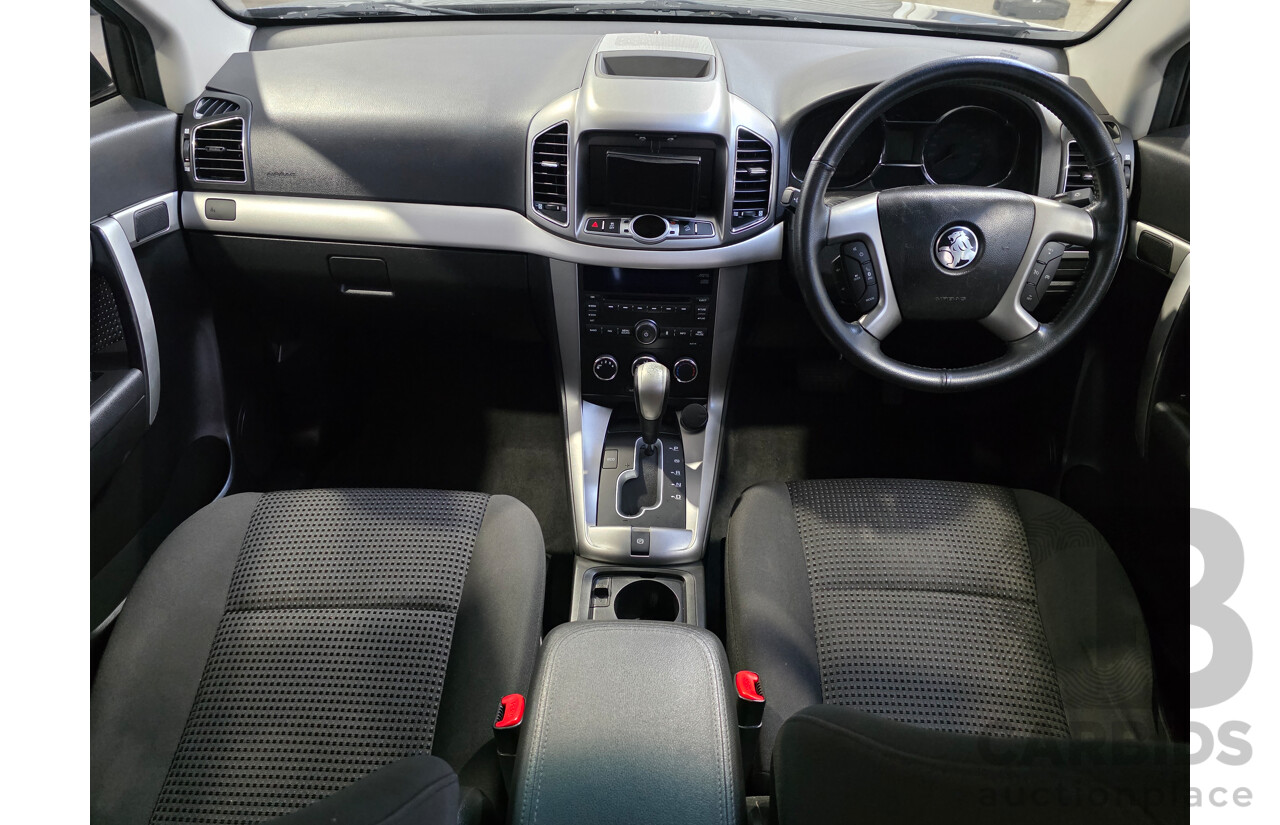09/2014 Holden Captiva 7 LS CG MY14 4D Wagon Cyber Grey Turbo Diesel 2.2L - 7 Seater