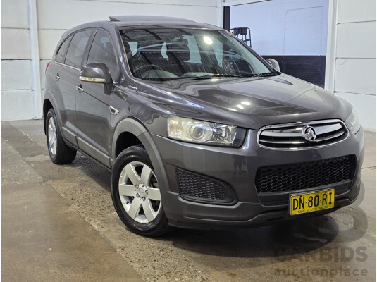 09/2014 Holden Captiva 7 LS CG MY14 4D Wagon Cyber Grey Turbo Diesel 2.2L - 7 Seater