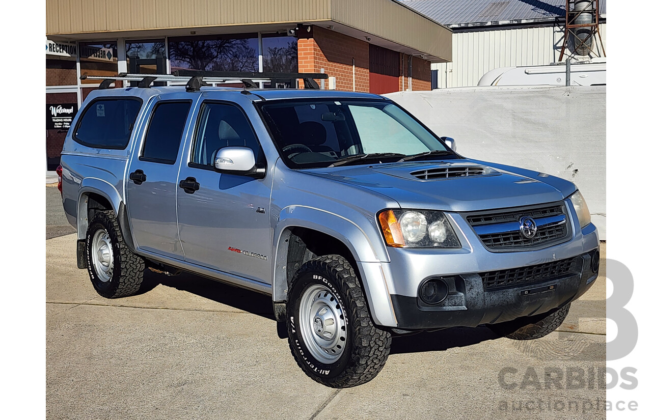 03/2010 Holden Colorado LX (4x4) RC MY10 Crew Cab P/Up Silver 3.0L