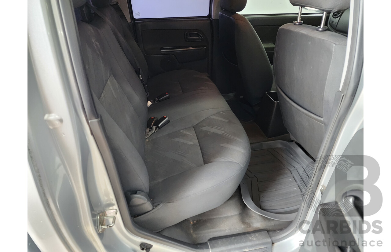 03/2010 Holden Colorado LX (4x4) RC MY10 Crew Cab P/Up Silver 3.0L