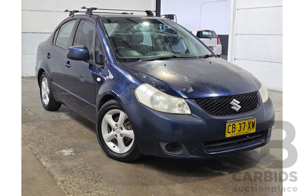 02/2009 Suzuki SX4 GY 4D Sedan Deep Sea Blue Metallic 2.0L