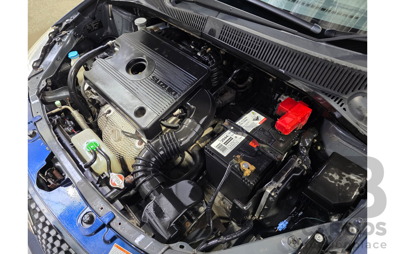 02/2009 Suzuki SX4 GY 4D Sedan Deep Sea Blue Metallic 2.0L