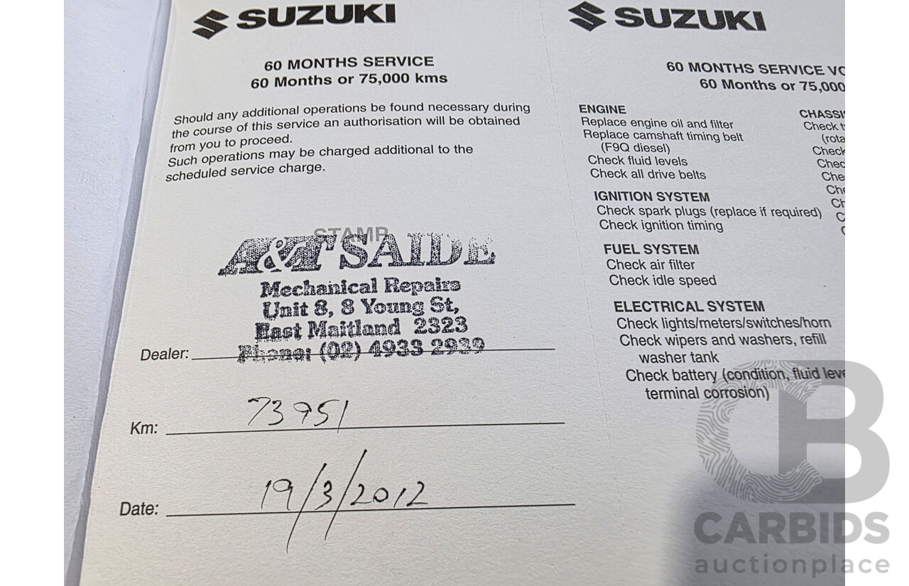 02/2009 Suzuki SX4 GY 4D Sedan Deep Sea Blue Metallic 2.0L