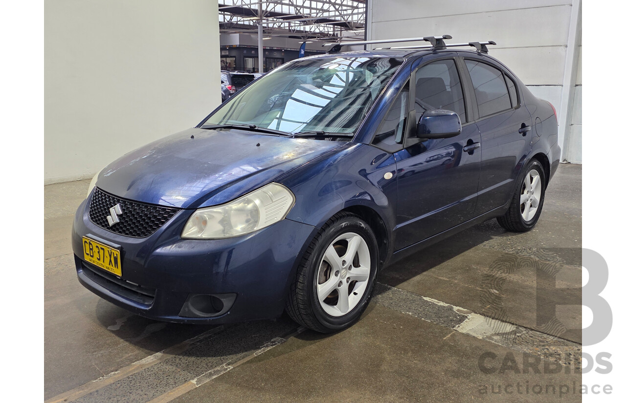 02/2009 Suzuki SX4 GY 4D Sedan Deep Sea Blue Metallic 2.0L