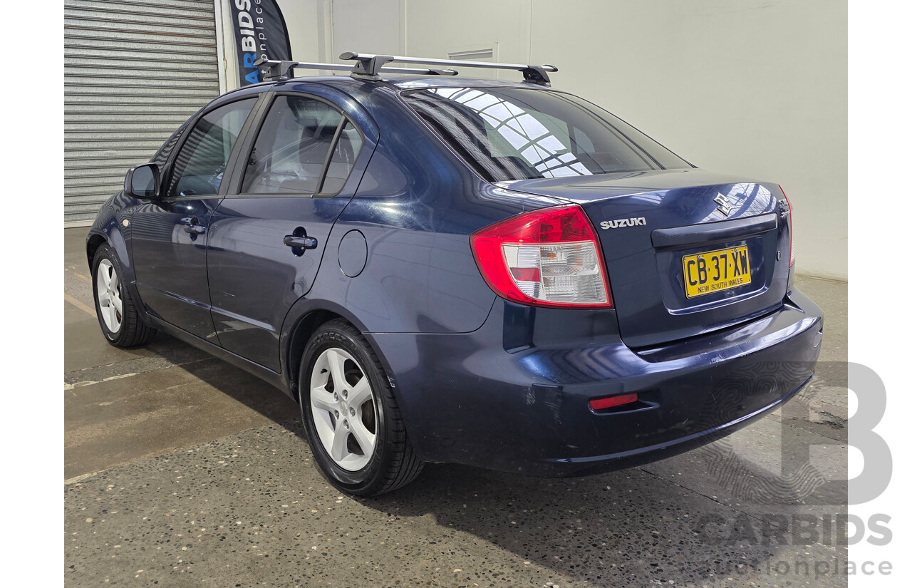 02/2009 Suzuki SX4 GY 4D Sedan Deep Sea Blue Metallic 2.0L