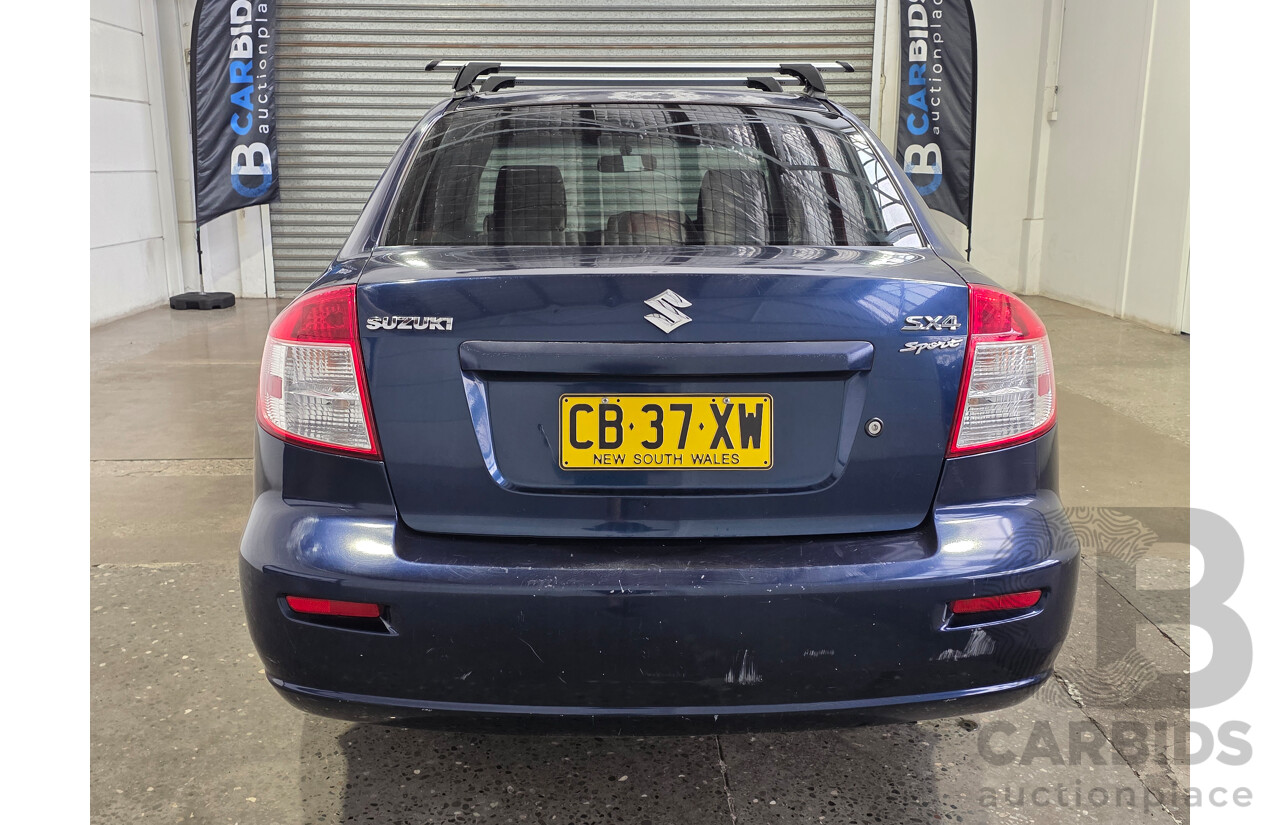 02/2009 Suzuki SX4 GY 4D Sedan Deep Sea Blue Metallic 2.0L