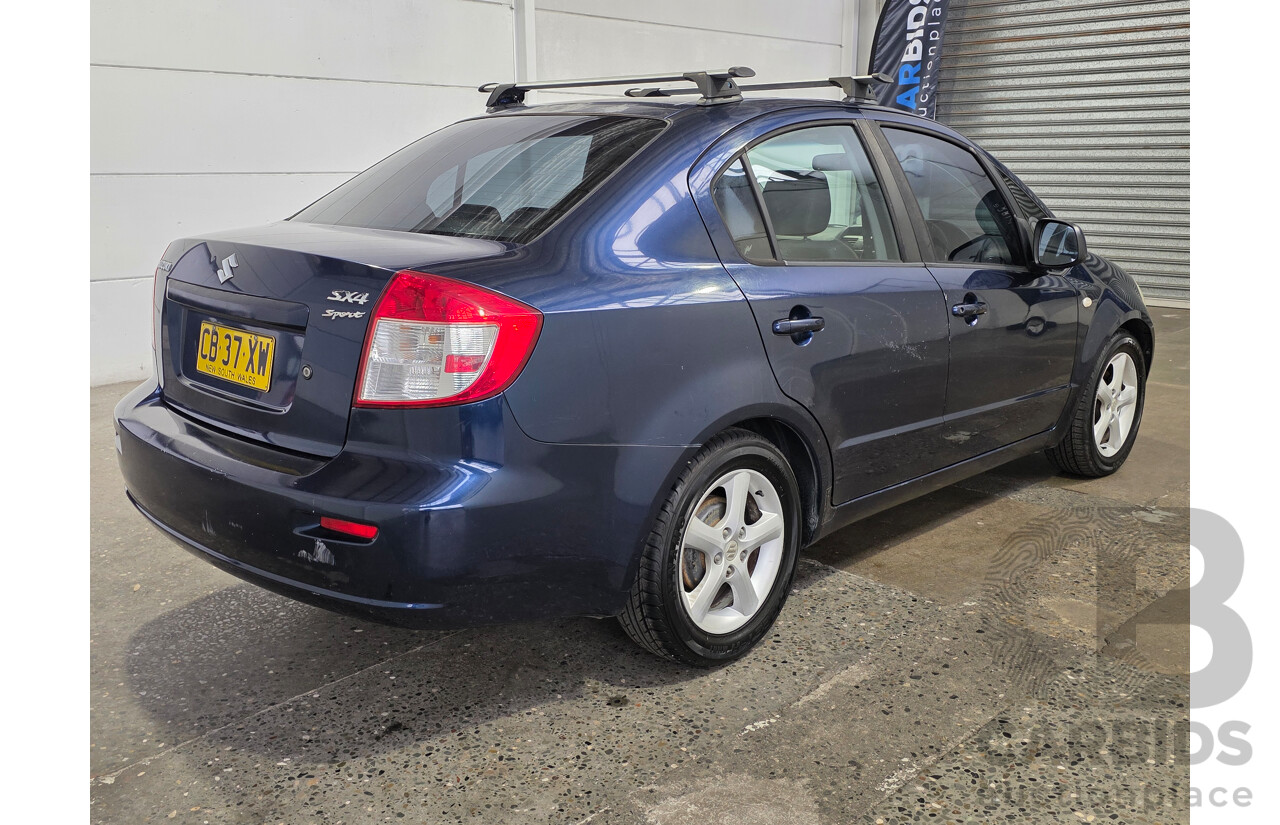 02/2009 Suzuki SX4 GY 4D Sedan Deep Sea Blue Metallic 2.0L