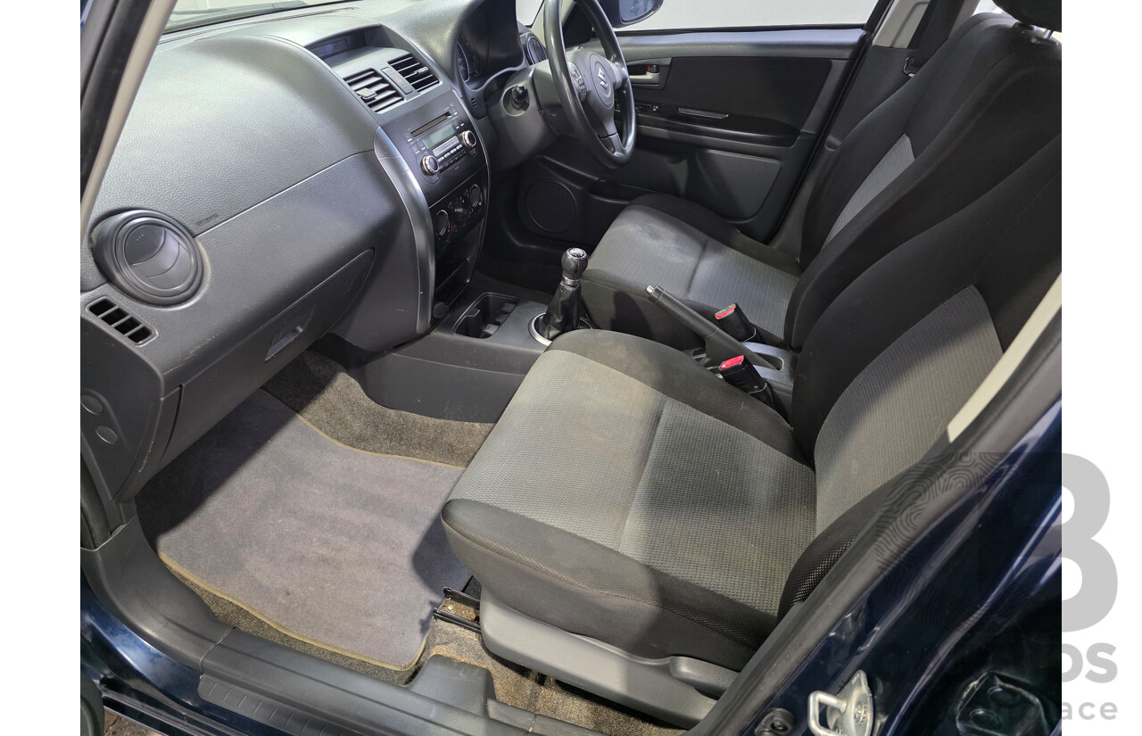 02/2009 Suzuki SX4 GY 4D Sedan Deep Sea Blue Metallic 2.0L