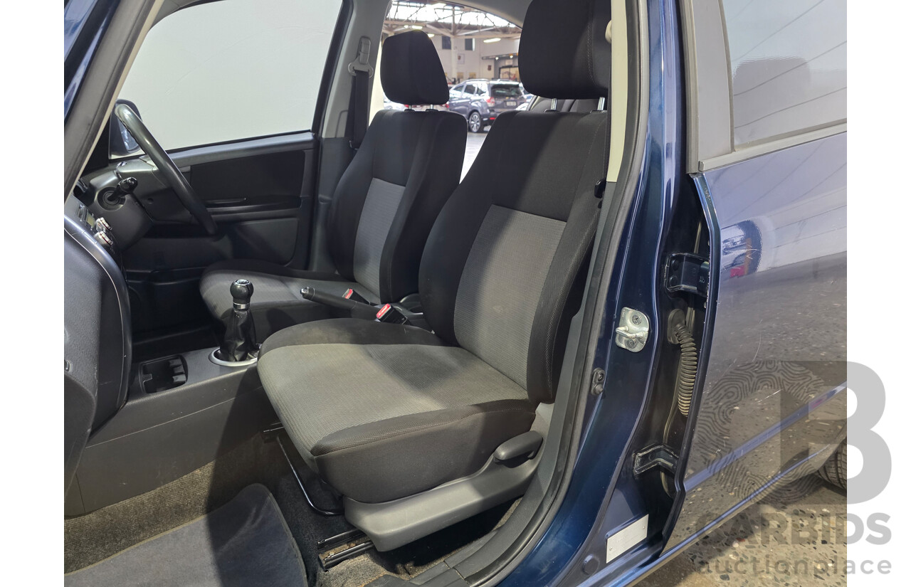 02/2009 Suzuki SX4 GY 4D Sedan Deep Sea Blue Metallic 2.0L