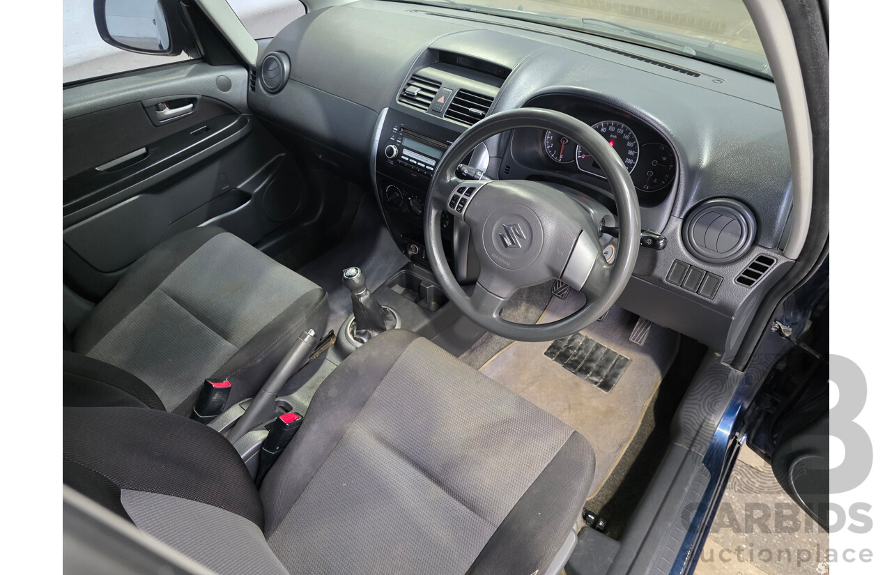 02/2009 Suzuki SX4 GY 4D Sedan Deep Sea Blue Metallic 2.0L