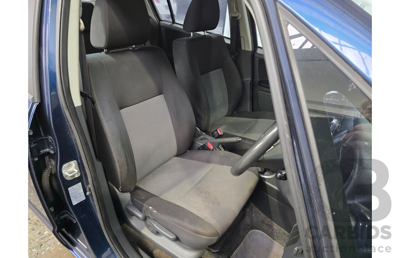 02/2009 Suzuki SX4 GY 4D Sedan Deep Sea Blue Metallic 2.0L