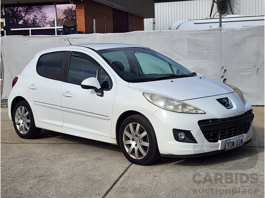11/2010 Peugeot 207 Sportium MY10 5d Hatchback White 1.6L
