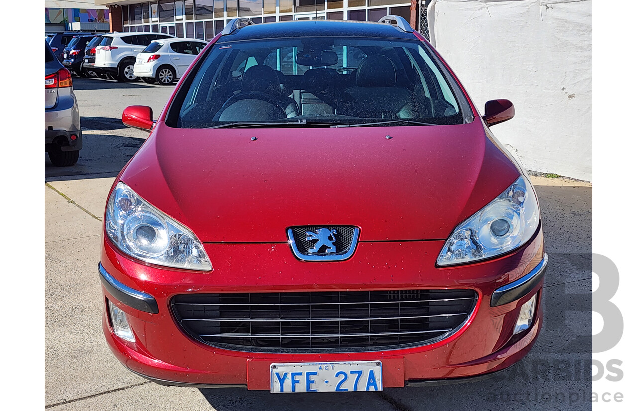 07/2007 Peugeot 407 ST HDi Touring Executive MY06 UPGRADE 4d Wagon Maroon 2.0L