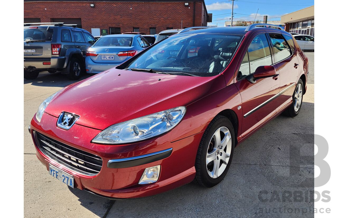07/2007 Peugeot 407 ST HDi Touring Executive MY06 UPGRADE 4d Wagon Maroon 2.0L