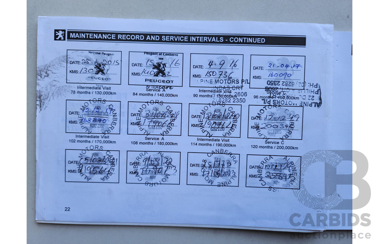 07/2007 Peugeot 407 ST HDi Touring Executive MY06 UPGRADE 4d Wagon Maroon 2.0L