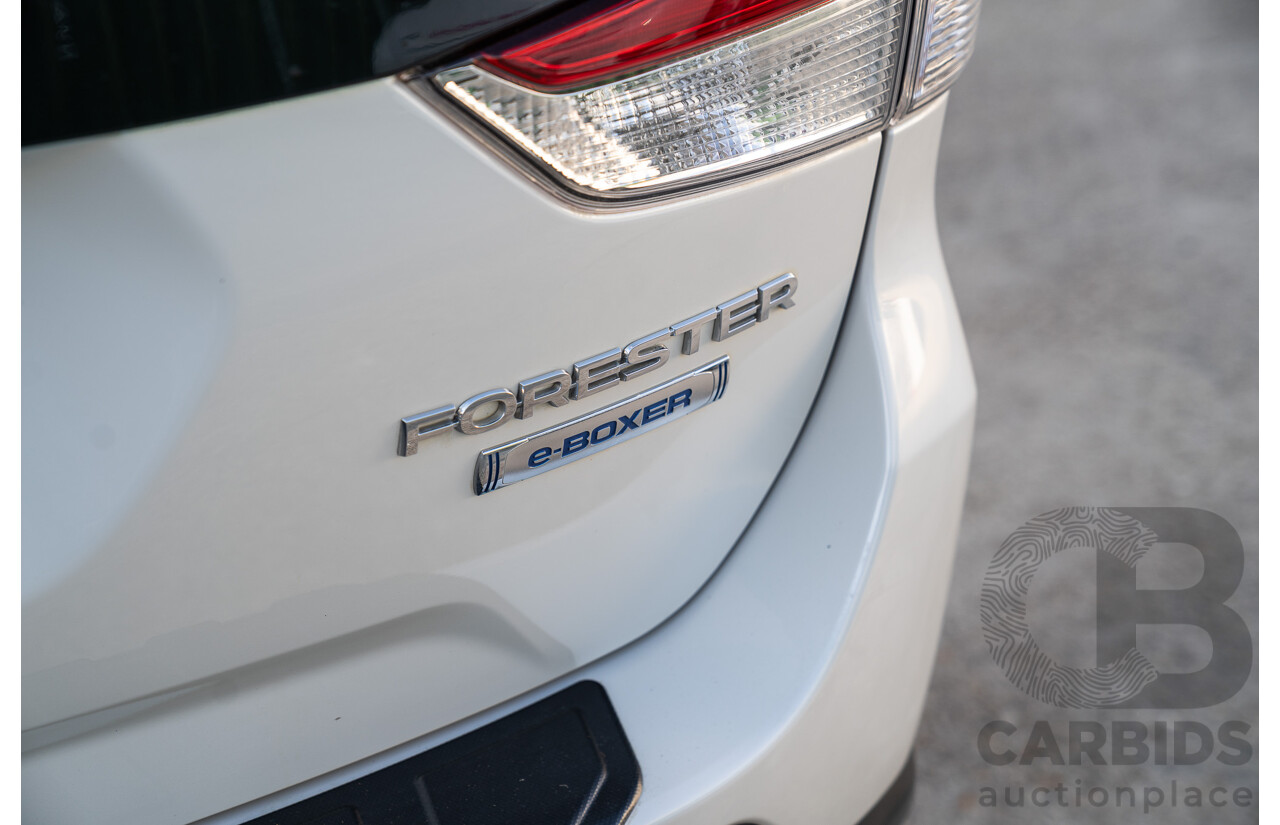 06/2021 Subaru Forester Hybrid S (AWD) S5 MY21 4d Wagon Crystal White 2.0L - 12kw Hybrid