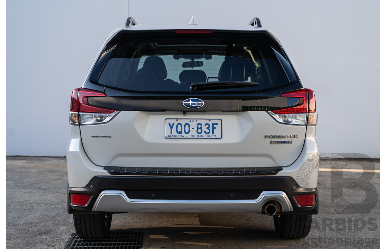 06/2021 Subaru Forester Hybrid S (AWD) S5 MY21 4d Wagon Crystal White 2.0L - 12kw Hybrid