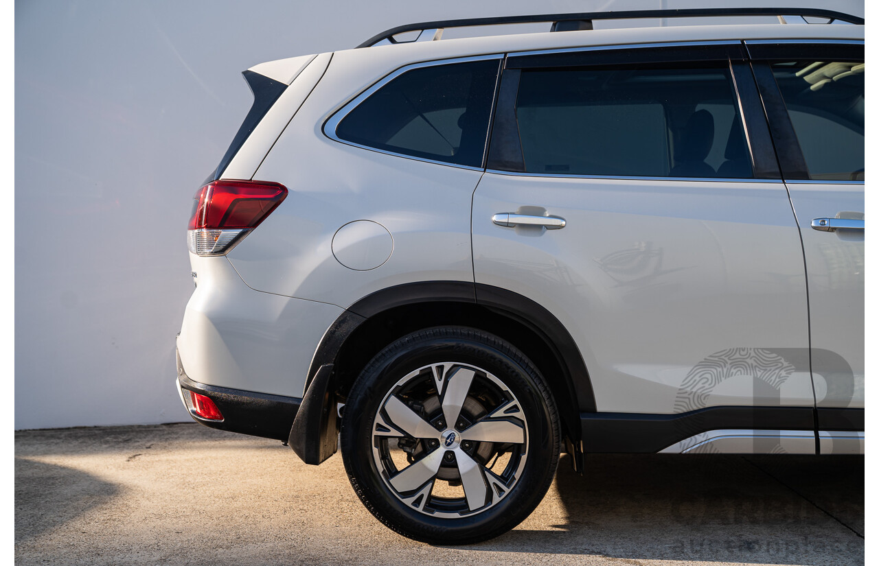06/2021 Subaru Forester Hybrid S (AWD) S5 MY21 4d Wagon Crystal White 2.0L - 12kw Hybrid