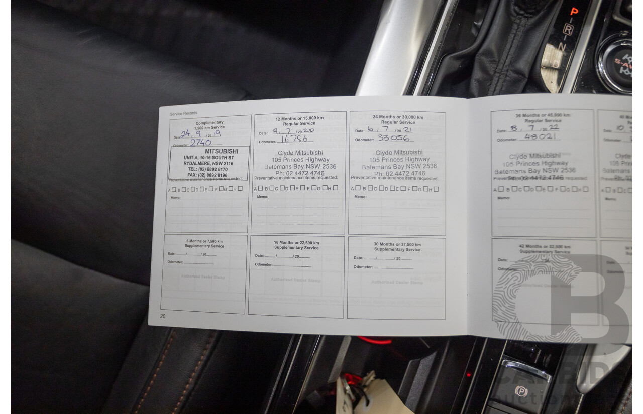 2/2019 Mitsubishi Eclipse Cross Exceed (AWD) YA MY19 4d Wagon Titanium Grey Metallic Turbo 1.5L
