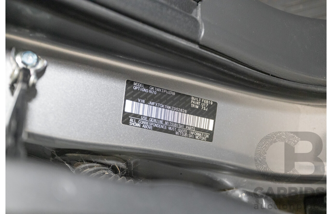 2/2019 Mitsubishi Eclipse Cross Exceed (AWD) YA MY19 4d Wagon Titanium Grey Metallic Turbo 1.5L