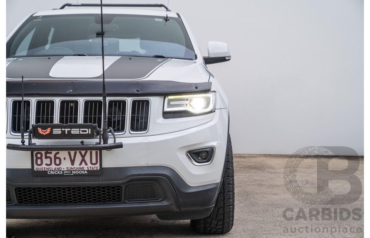 04/2015 Jeep Grand Cherokee Laredo (4x4) WK MY15 4d Wagon Bright White V6 3.6L