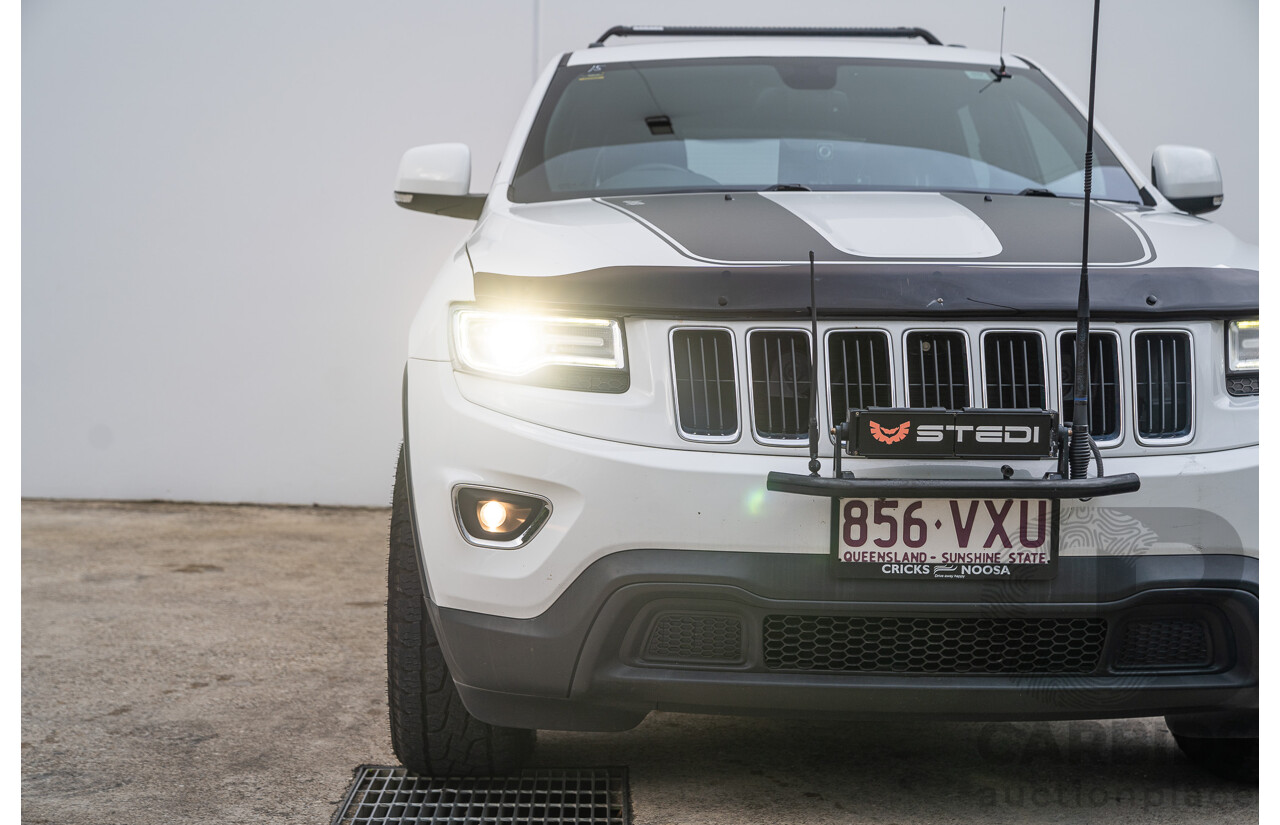 04/2015 Jeep Grand Cherokee Laredo (4x4) WK MY15 4d Wagon Bright White V6 3.6L