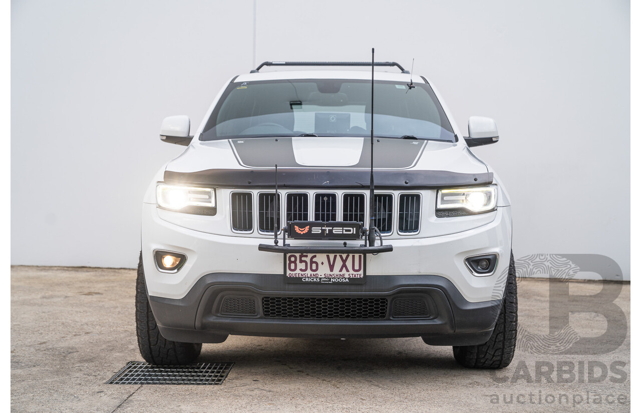 04/2015 Jeep Grand Cherokee Laredo (4x4) WK MY15 4d Wagon Bright White V6 3.6L