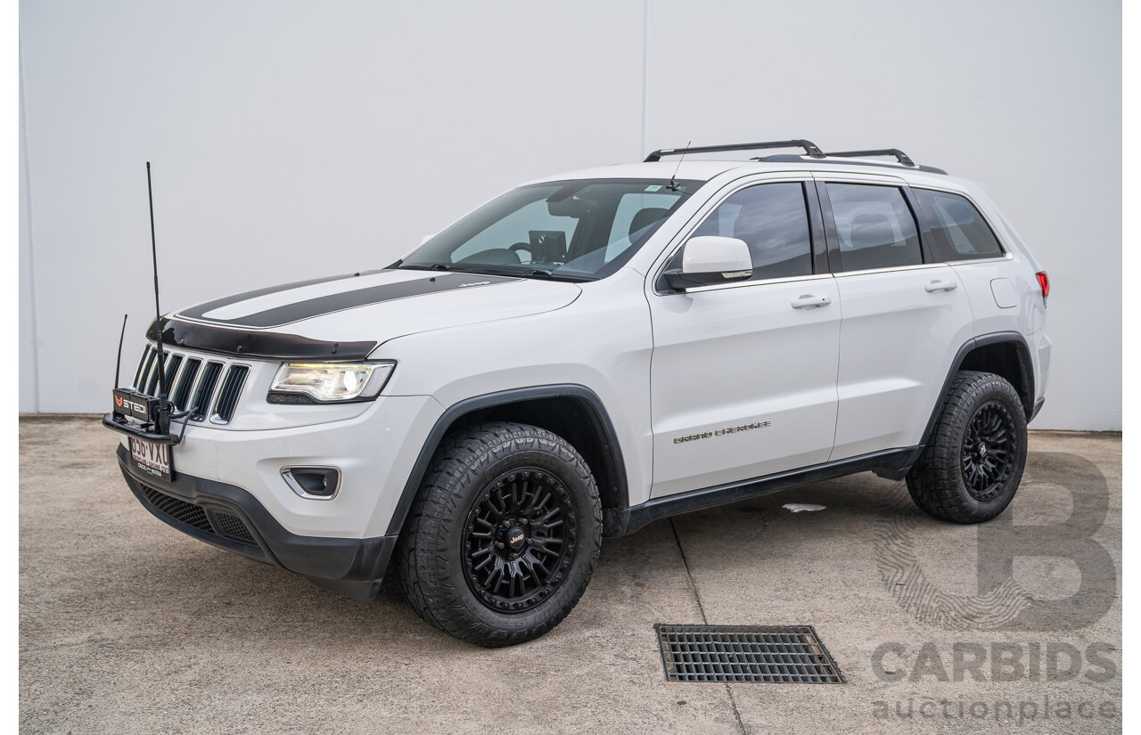 04/2015 Jeep Grand Cherokee Laredo (4x4) WK MY15 4d Wagon Bright White V6 3.6L